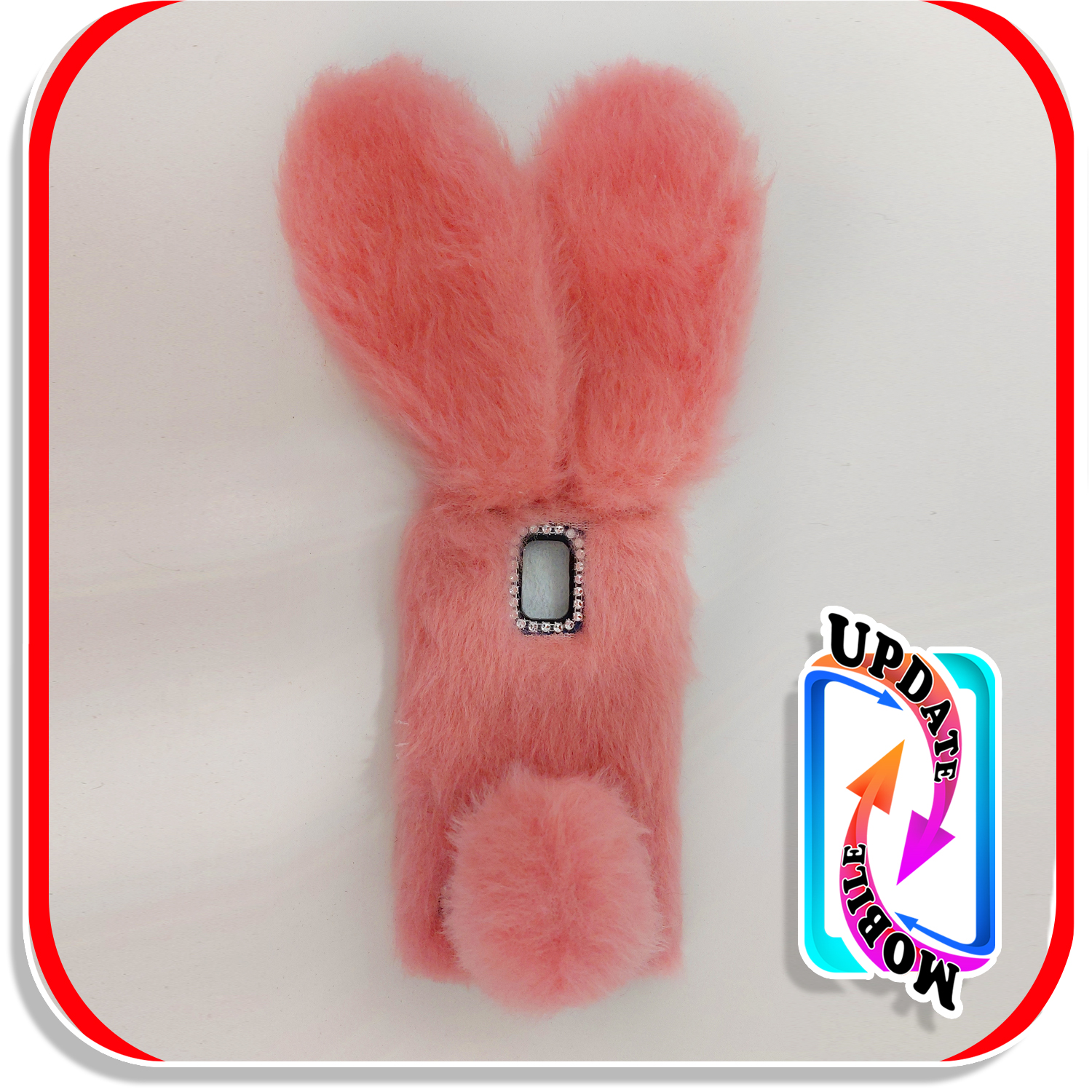 قاب خزدار خرگوشی پشمالو طرح عروسکی مناسب برای  گوشی سامسونگ S5