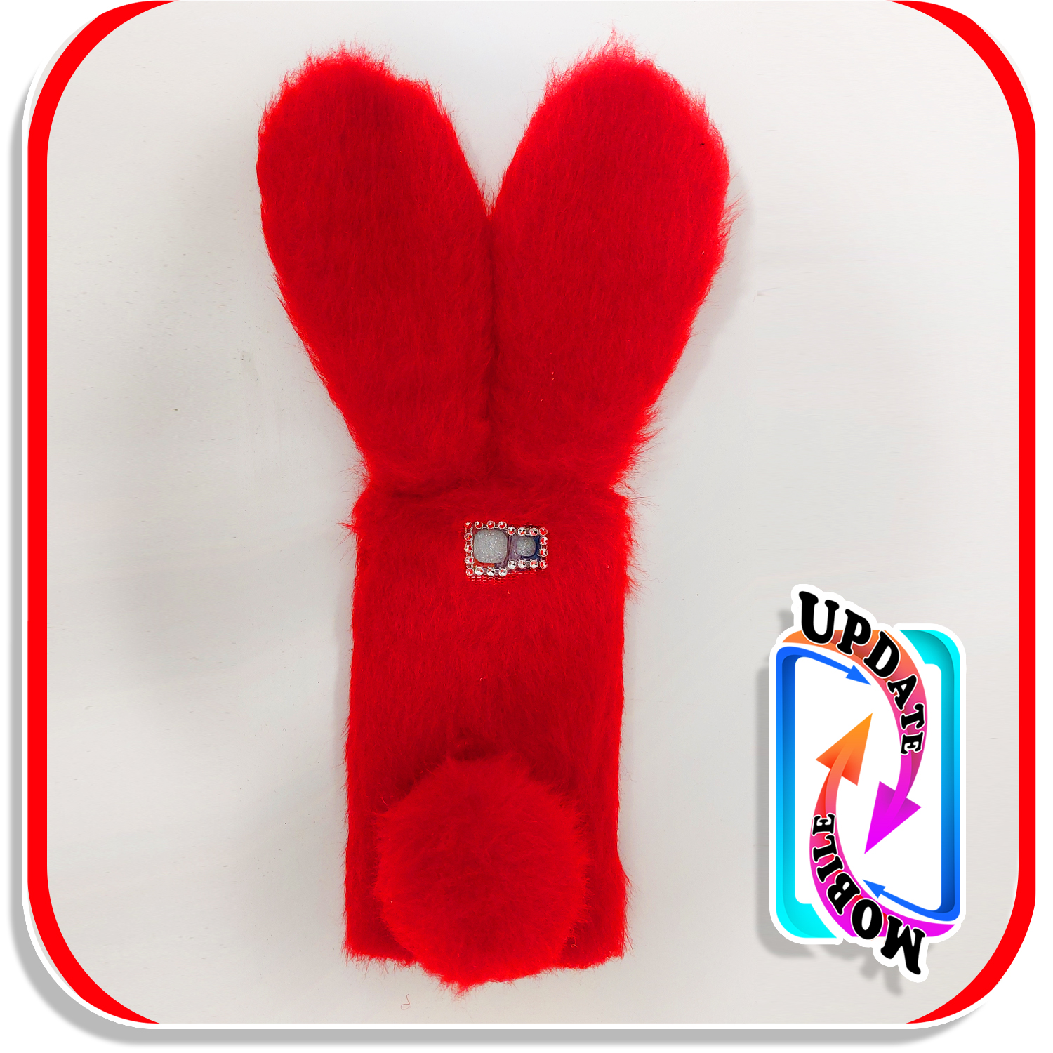 قاب خزدار خرگوشی پشمالو طرح عروسکی مناسب برای  گوشی سامسونگ j7 prime