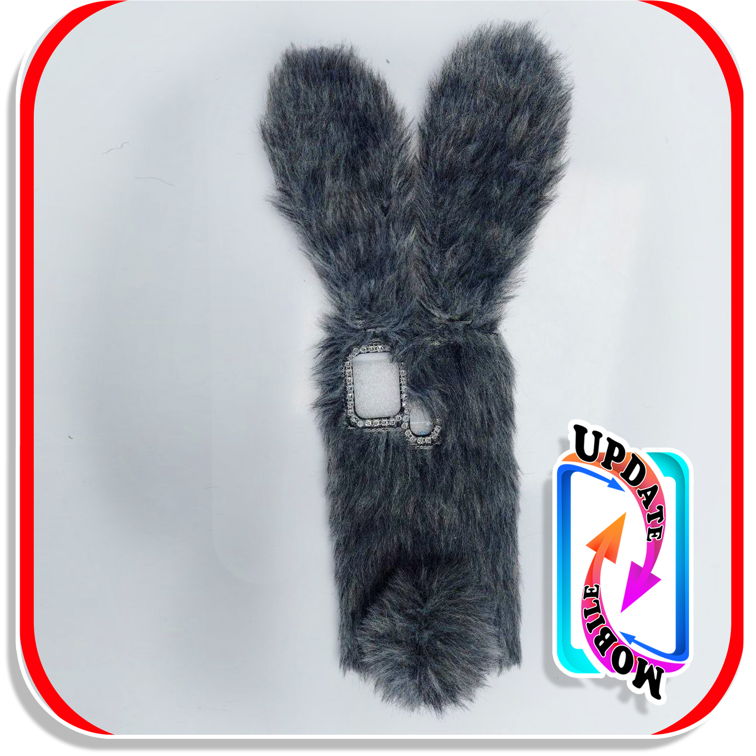 قاب خزدار خرگوشی پشمالو طرح عروسکی مناسب برای سامسونگ A21s