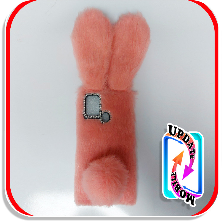 قاب خزدار خرگوشی پشمالو طرح عروسکی مناسب برای گوشی شیاومی redmi 9c