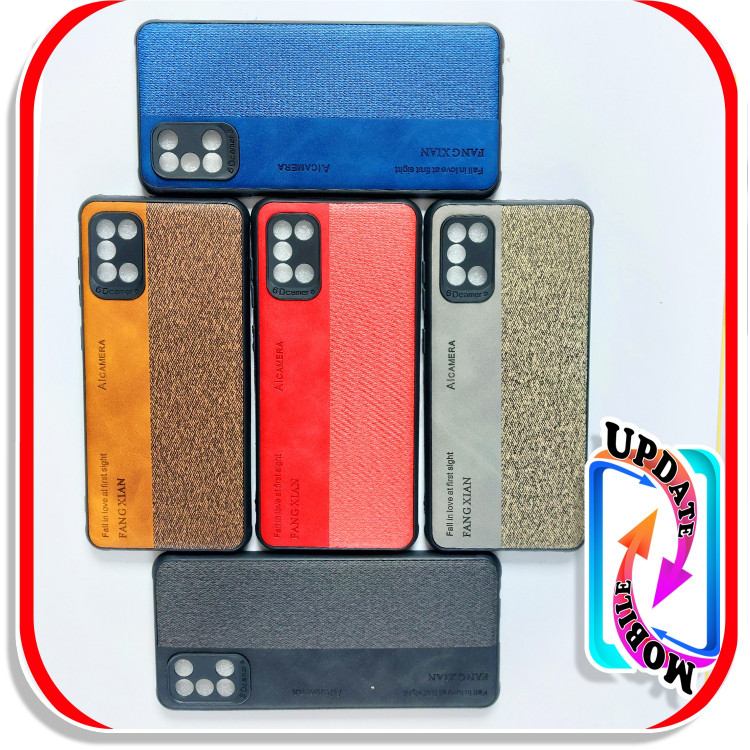قاب طرح چرم و پارچه مناسب برای گوشی سامسونگ A31