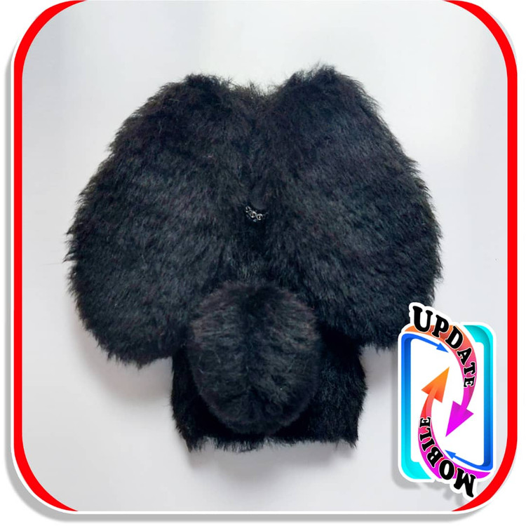 قاب خزدار خرگوشی پشمالو طرح عروسکی مناسب برای گوشی سامسونگ A22(5g)