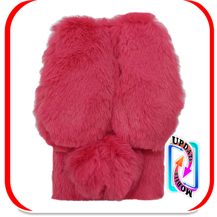 قاب خزدار خرگوشی پشمالو عروسکی مناسب برای گوشی سامسونگ A14