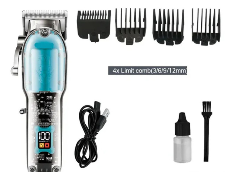 ماشین صفرزن حجم زن ماشین اصلاح TRIMMER TM T66 شفاف