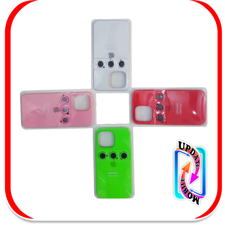 کاور سیلیکونی لنز دار iphone 14PRO Max