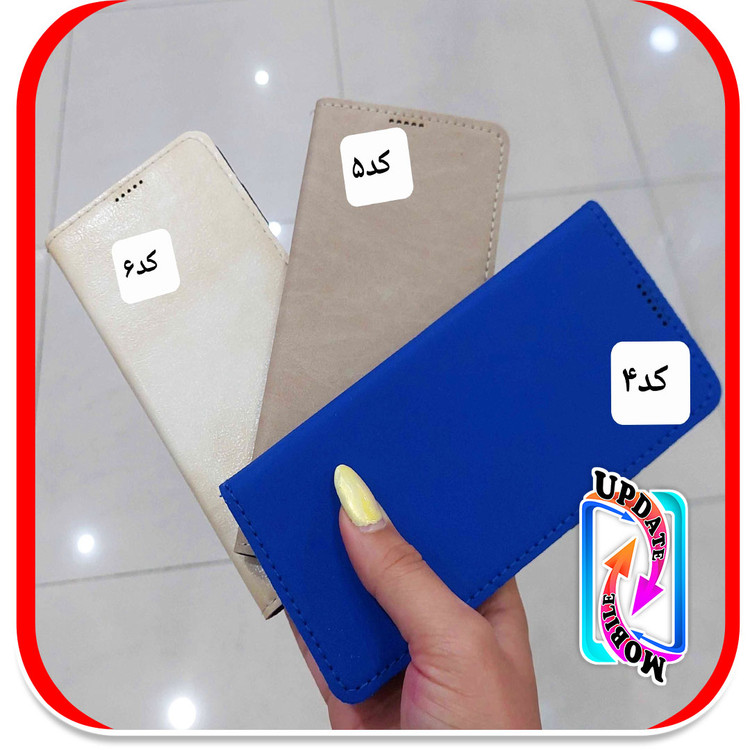 کیف کلاسوری طرح چرم مناسب برای گوشی موبایل سامسونگ A12
