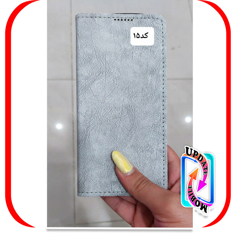 کیف کلاسوری طرح چرم مناسب برای گوشی موبایل سامسونگ A12