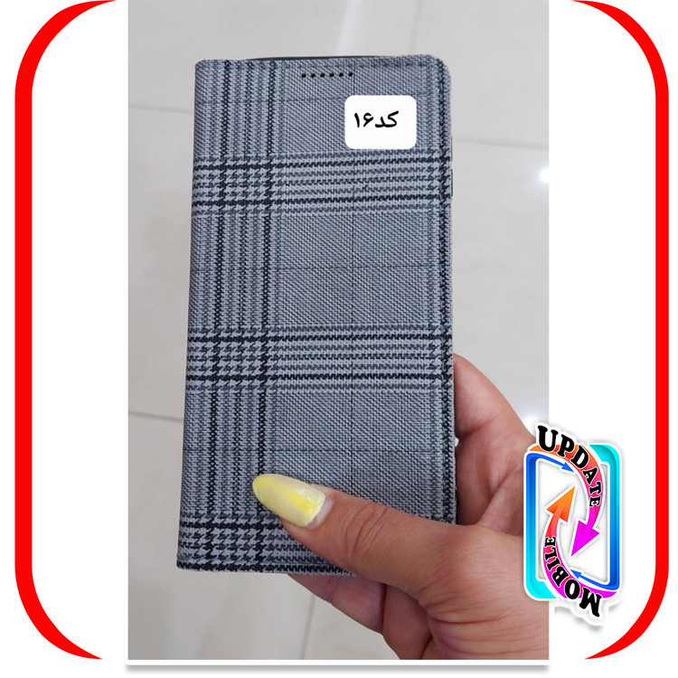 کیف کلاسوری طرح چرم مناسب برای گوشی موبایل سامسونگ A12