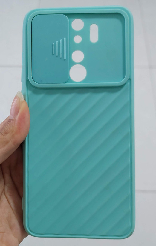 قاب سلیکون کشویی محافظ لنزدار مناسب برای گوشی شیاومی note 8 pro