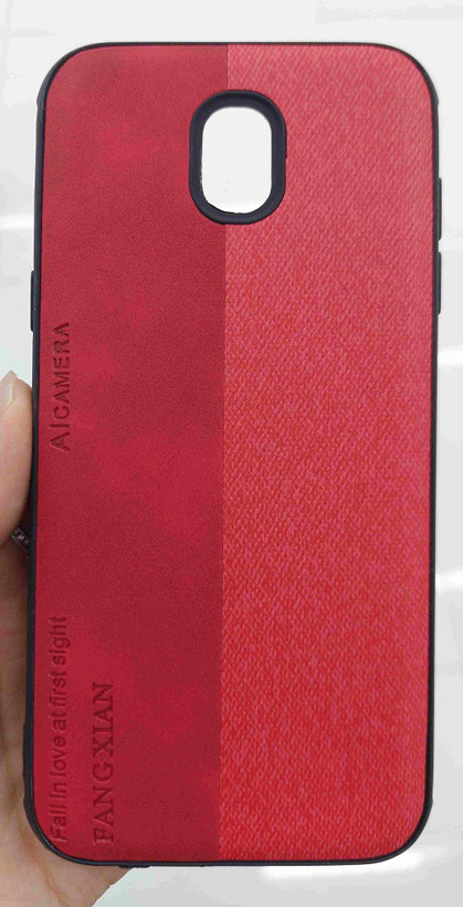 کاور طرح چرم و پارچه مناسب برای گوشی سامسونگ J5 PRO