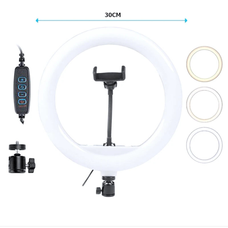 رینگ لایت 12 اینچ مدل M-300
