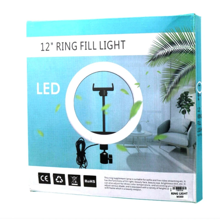 رینگ لایت 12 اینچ مدل M-300